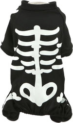 Glow In The Dark Skeleton Dog Jumpsuit