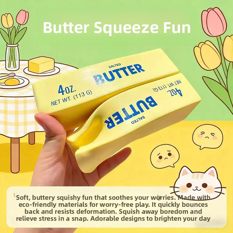 Slow Rebound Butter Stick Squishy Toy Ultra Soft Stress Relief Gadget