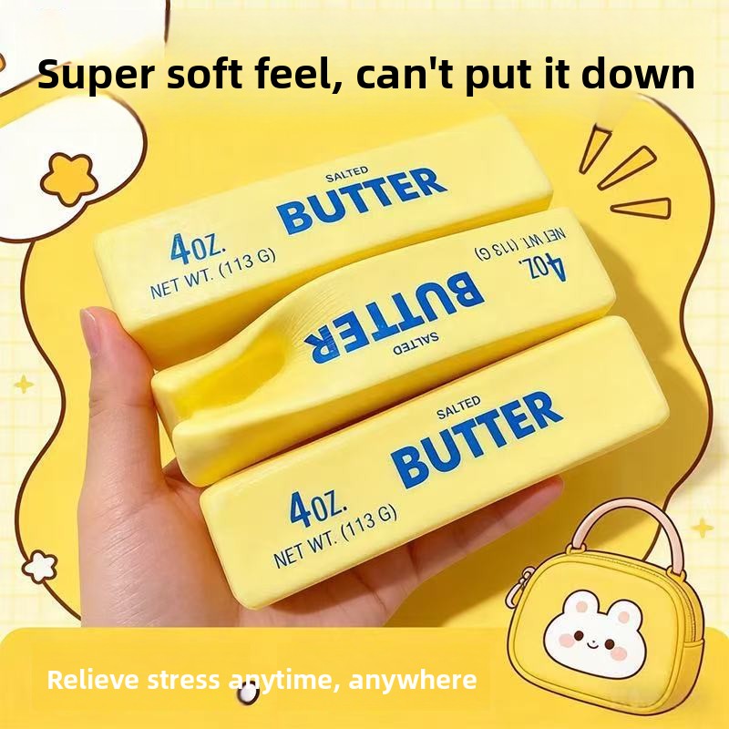 Slow Rebound Butter Stick Squishy Toy Ultra Soft Stress Relief Gadget